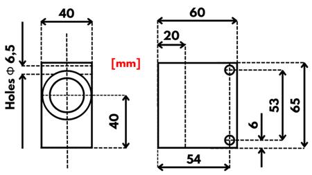 HOUSING FOR 2-WAY HYDRAULIC VALVE REXROTH 1/2 70-LIT