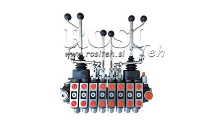 HYDRAULICKÝ VENTIL HIAB 8xPC70   2X EURO JOYSTICK 3 POS