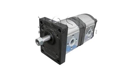 POMPA HYDRAULICZNA TRAKTORA - PODWÓJNA FIAT ŠTORE 505 RAKOVICA - ZPB F14/11B2G2LI1 LEWA