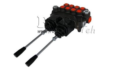 VALVOLA IDRAULICA 4xP80 + 2x JOYSTICK