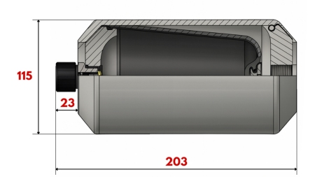 AKUMULATOR HYDRAULICZNY 1 LIT - M18X1.5