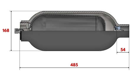 AKUMULATOR HYDRAULICZNY 6.5 LIT
