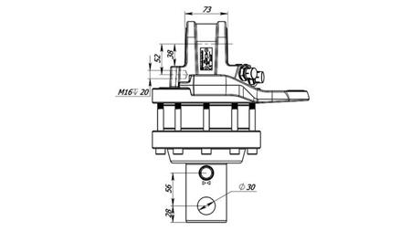 HIDRAULIČNI ROTATOR 5500/3250 KG SA OSI