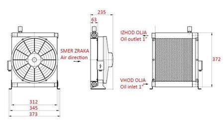 EKO OLEJOVÝ CHLADIČ DC 12V 30-140 LIT