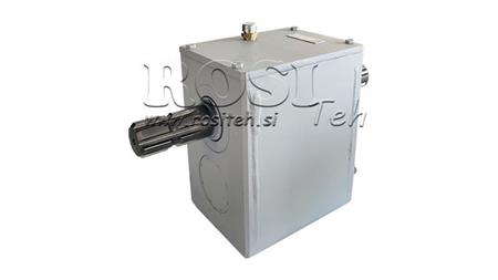 Traktora samazinātājs - 1:1.85 (40HP-30kW) vīriešu-vīriešu