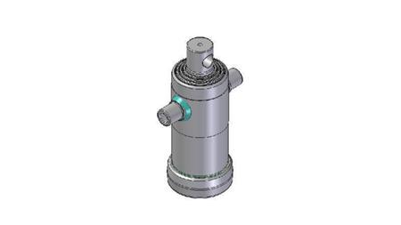 3042F - TELESCOPIC CYLINDER STANDARD/HOLE 4 ASTETTA ISKU 830 FI 124