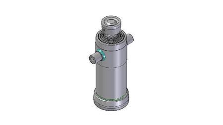 3053S -TELESCOPIC CYLINDER STANDARD/BALL 5 STAGES STROKE 1480 DIAMETER 152