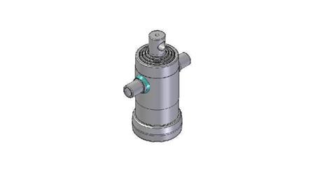 3061F -TELESCOPIC ZYLINDER STANDARD/LOCH 4 STUFEN HUB 590 DURCHMESSER 112
