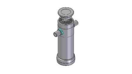 3064S -TELESCOPIC CYLINDER STANDARD/BALL 4 STAGES STROKE 910 DIAMETER 112