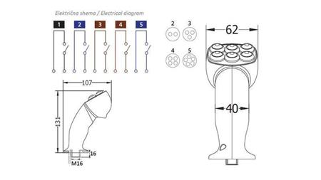 DALJINSKI UPRAVLJAČ ROSI JOYSTICK - 3 TIPKE