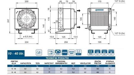 ALIEJUS ŠALDYTUVAS DC 24V HY01004 10-40 LIT
