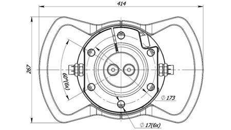 HIDRAULIČNI ROTATOR 10000/5000 KG SA PRIROBNICOM 2PR