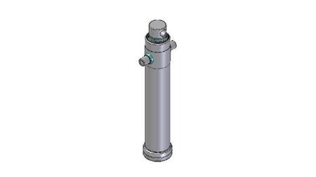 4028F -TELESCOPIC ZYLINDER STANDARD/LOCH 2 STUFEN HUB 1195 DURCHMESSER 124