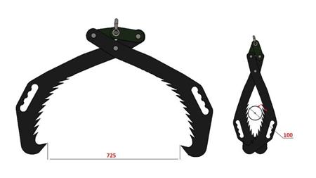 RUČNA ŠUMARSKA KLJEŠTA GRIPPER HD70 (700mm)