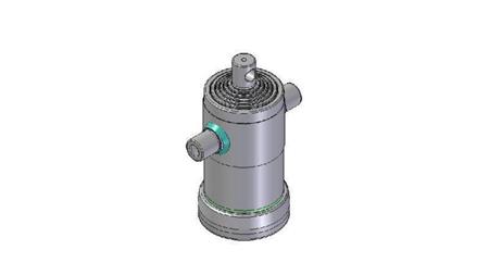 6007F -CILINDRU TELESCOPIC STANDARD/GAURĂ 6 ETAPE CURS 1180 FI 152