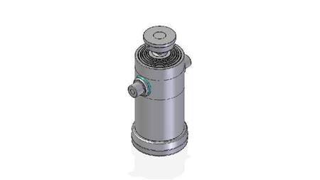 6037S -TELESCOPIC ZYLINDER STANDARD/KUGEL 6 STUFEN HUBLÄNGE 2745 DURCHMESSER 270