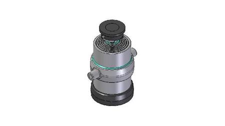 6051S -TELESCOPIC CYLINDER STANDARD/BALL 6 STUFEN HUB 1505 DURCHMESSER 215