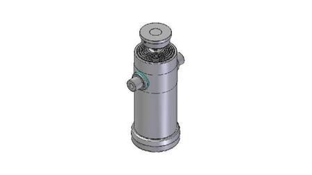 6067S -TELESCOPIC ZYLINDER STANDARD/KUGEL 6 STUFEN HUB 2820 DURCHMESSER 240