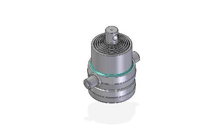 7016F - TELESCOPIC CYLINDER STANDARD/HOLE 7 STAGES STROKE 1345 FI 190