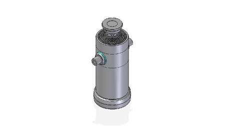 7036S -TELESCOPISK CYLINDER STANDARD/BOLD 7 TRIN REJSE 3112 DIAMETER 240