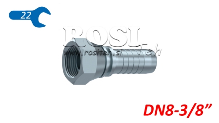 HYDRAULIC FITTING BSP FEMALE DN8-3/8