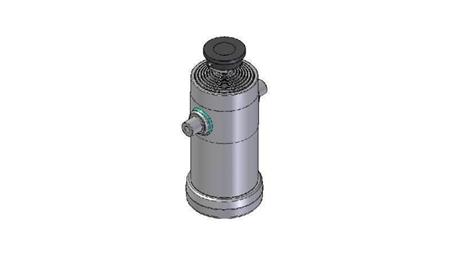 8015S -TELESCOPIC ZYLINDER STANDARD/KUGEL 8 STUFEN HUBLÄNGE 3255 DURCHMESSER 240