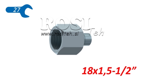 HIDRAVLIČNI  ADAPTER MOŠKI-ŽENSKI 18x1,5-1/2