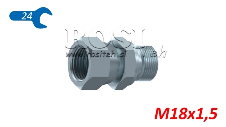 HIDRAULIČNI DVOSTRUKI VIJAK S OKRETNOM MATICOM M18x1,5