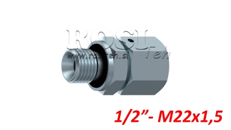 HIDRAULIČNI NIPL AOVR ED BSP1/2 - M22x1,5