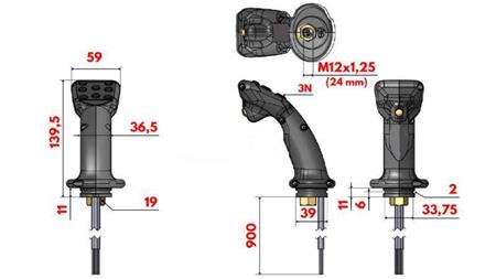 FERNBEDIENUNG JOYSTICK - 6 TASTEN