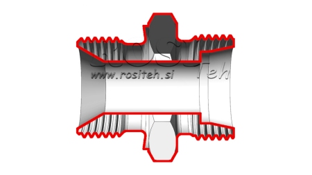 ZAWÓR HYDRAULICZNY PODWÓJNY AL8-BSP3/8