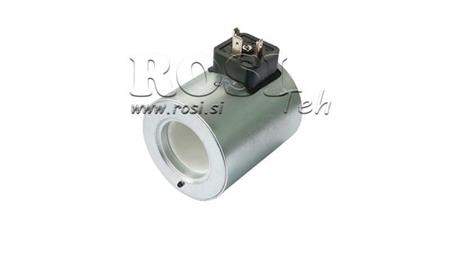 ELECTROMAGNETIC COIL 24V DC FOR VALVE CETOP 5 - fi 31,4mm-75mm 37W IP65