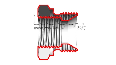 HIDRAULIČNI ADAPTER MUŠKI-ŽENSKI 1/2-1/4
