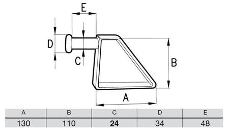 LATCH CLOSURE TYPE BLOCO MALE