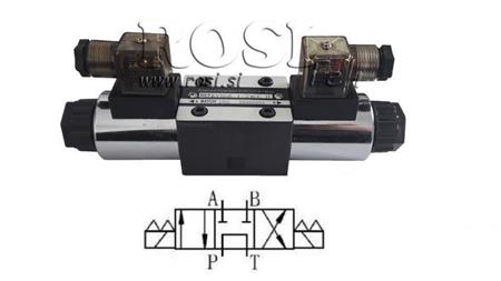HYDRAULISCHES ELEKTROMAGNETISCHES VENTIL CETOP 3 12/24/230V N2