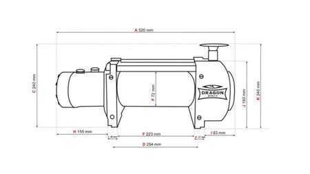 HIDRAULIČNO VITLO DWHI 15000 HD - 6803 kg