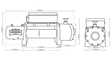 12 V ELEKTRIČNO VITLO DWM 10000 HD - 4536 kg