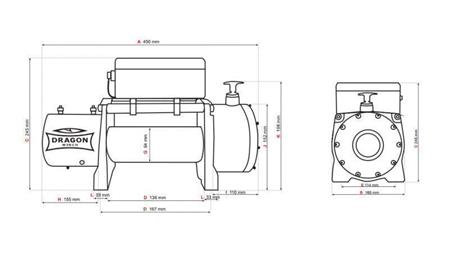12 V ELEKTRIČNI VINČ DWM 8000 HD - 3629 kg