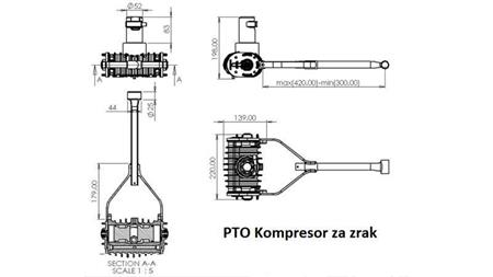 KOMPRESOR TRAKTORA PTO