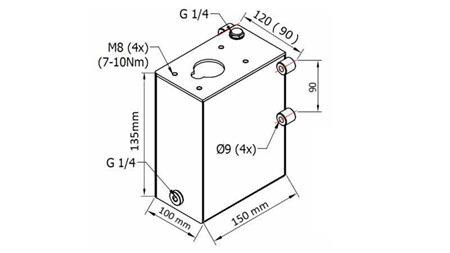 OIL TANK 1L FOR HAND PUMP