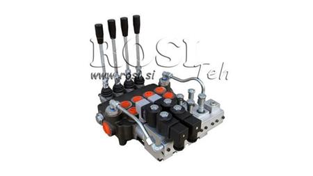 HYDRAULIC VALVE 4xP80 - EO+12V