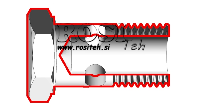 HIDRAULIČNI ŠUPLJI VIJAK 3/4