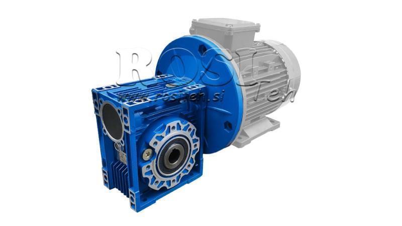 PMRV-63 GEAR BOX FOR ELECTRIC MOTOR MS80 (0,55-0,75kW) RATIO 20:1