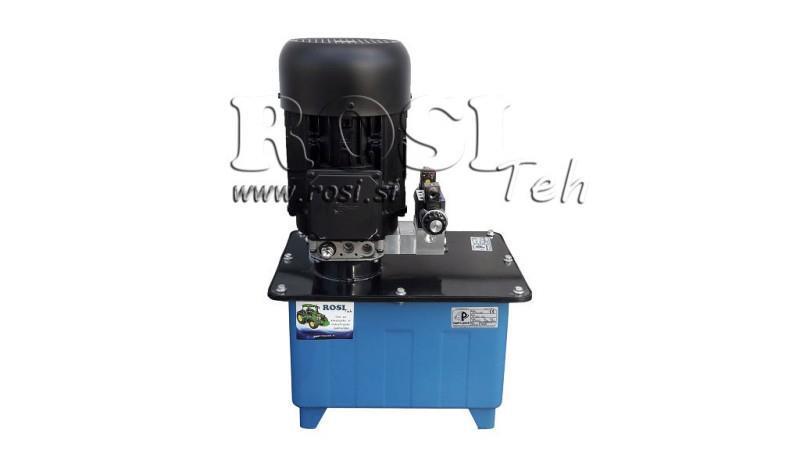 AGREGAT HIDRAULIC MINI 380V AC (4 kW) 160 bar - 8 cc - 12 lit/min - rezervor 25 lit