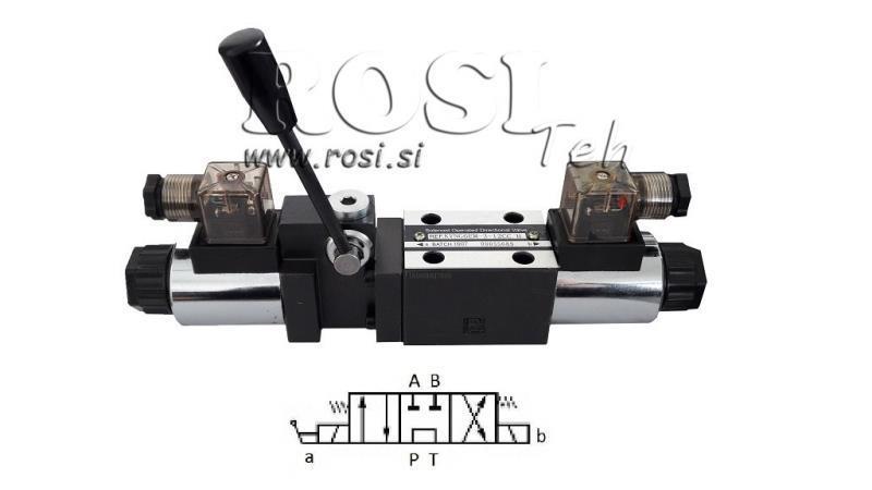 HIDRAULIČKI RUČNI I ELEKTROMAGNETNI VENTIL CETOP 12/24/230V N2