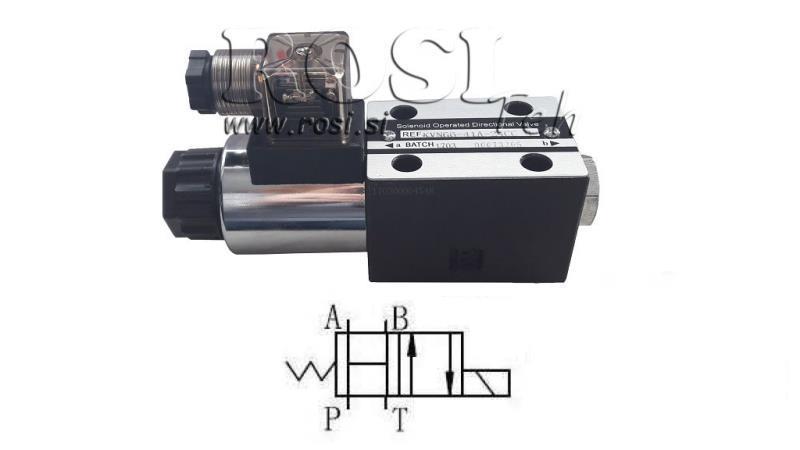 HIDRAULIČNI ELEKTROMAGNETNI VENTIL CETOP 3 12/24/230V 3B
