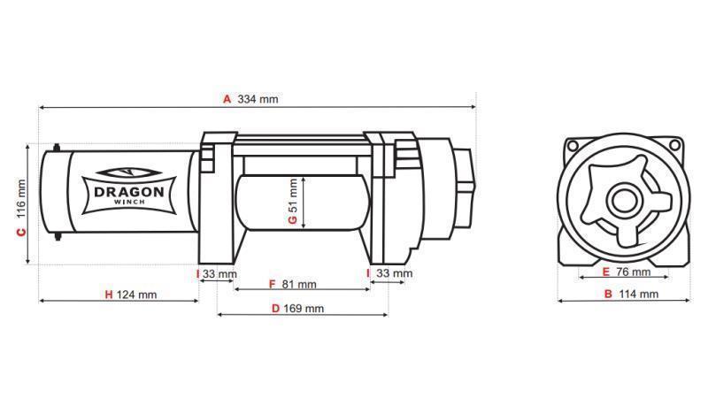 12 V ELEKTRIČNO VITLO DWH 4500 HD - 2041 kg