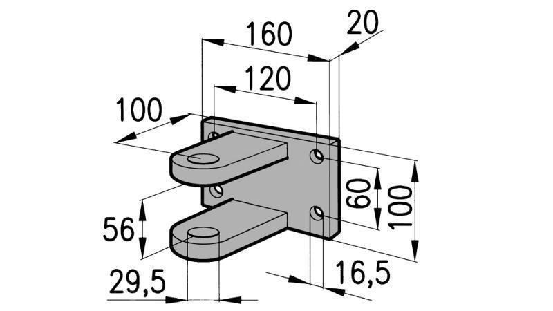 MONTERING FAST PLATE