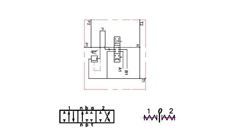 HYDRAULIC VALVE 1xP40