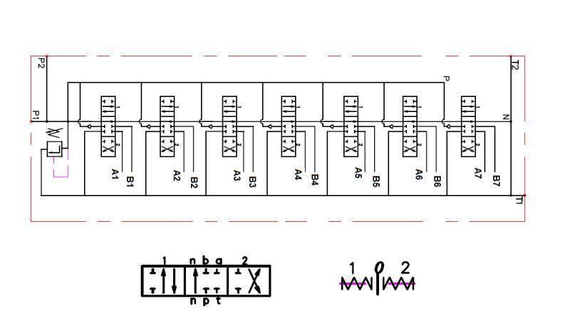 HIDRAULIČNI VENTIL 7xP40